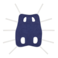 Collar Післяопераційна попона №0 синя, L: 30, G: 27-42 см