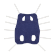 Collar Післяопераційна попона №2 синя, L: 47, G: 37-52 см