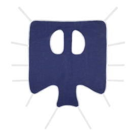 Collar Післяопераційна попона №4 синя, L: 68, G: 65-80 см