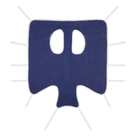 Collar Післяопераційна попона №6 синя, L: 95, G: 87-102 см