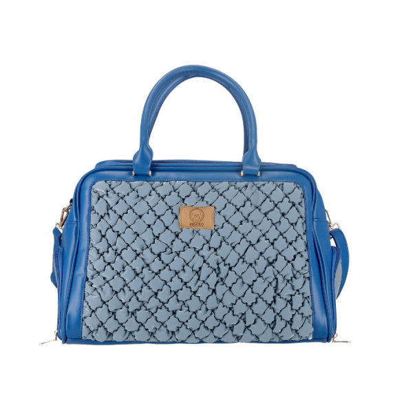 MISOKO Дорожня сумка для домашніх тварин, 45 x 20 x 30 см, синя