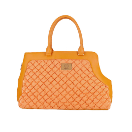 MISOKO Дорожня сумка для домашніх тварин, 51 x 18 x 34.5 см, помаранчева