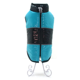 Matys жилет для собак Талісман №1, бірюзовий і чорний, розмір 34 х 46 см (Йорк 2)
