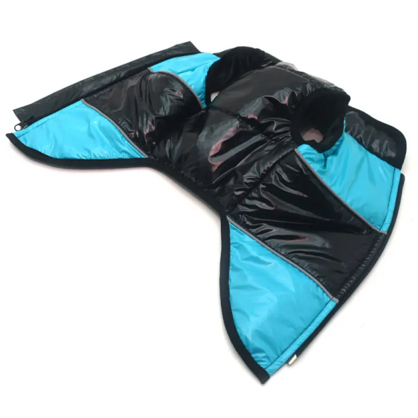 Matys жилет для собак Талісман №1, бірюзовий і чорний, розмір 34 х 46 см (Йорк 2) - 1