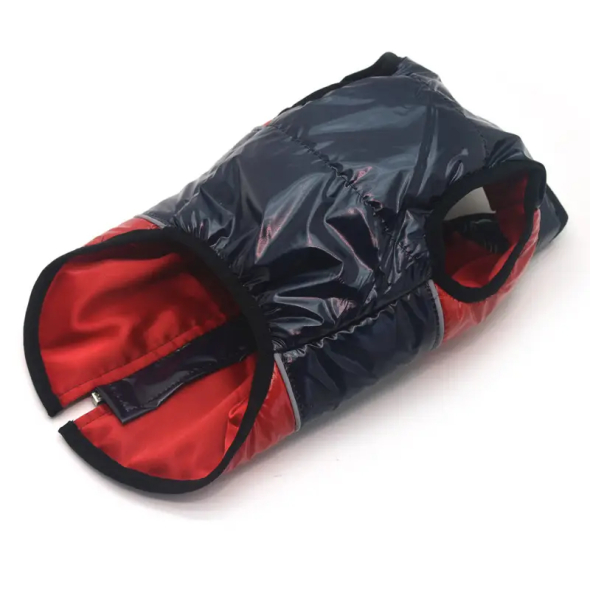 Matys жилет для собак Талісман, червоний і синій, розмір 28 х 40 см (Йорк 1) - 3