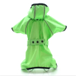Matys дощовик для собак Сільвер з капюшоном, салатовий, розмір 25 х 34 см (Той-тер’єр) - 3