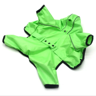 Matys дощовик для собак Сільвер з капюшоном, салатовий, розмір 25 х 34 см (Той-тер’єр)