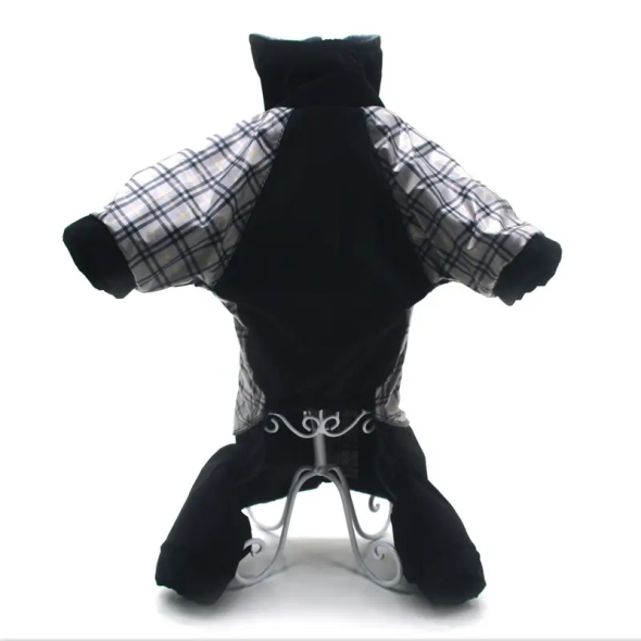 Matys комбінезон для собак Фелікс, сірий, розмір 47 х 56 см (№1 Такса) - 3