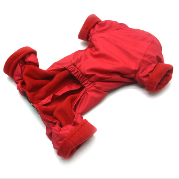 Matys комбінезон для собак Фанат №0, червоний і синій, розмір 25 х 40 см - 2