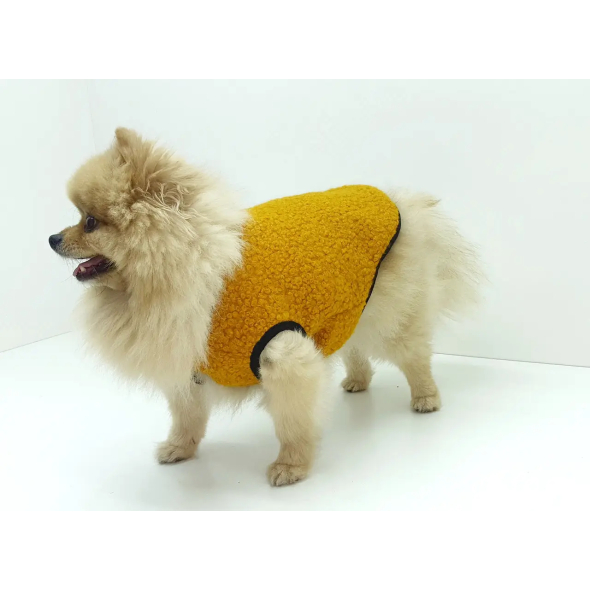 Matys жилет для собак Тайфун, гірчичний, розмір 34 х 46 см (Йорк 2) - 2