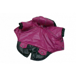 Matys курточка для собак Меггі №0 з капюшоном, рожева, розмір 27 х 40 см