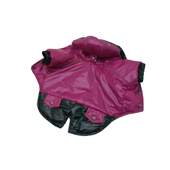 Matys курточка для собак Меггі №0 з капюшоном, рожева, розмір 27 х 40 см
