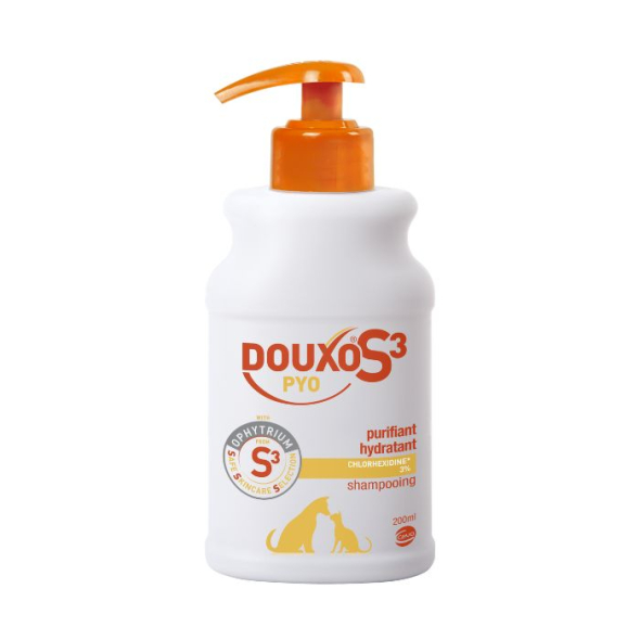 Ceva Douxo S3 Pyo Shampoo (Дуксо піо) Шампунь для підтримки балансу мікрофлори шкіри собак і котів, 200 мл
