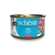 Schesir Tuna Вологий корм для котів тунець в бульйоні, 85 г