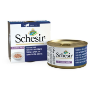 Schesir Tuna with Whitebaits Вологий корм для котів тунець з анчоусами та рисом в бульйоні, 85 г