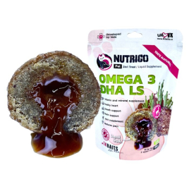 LK Baits Pet Nutrigo Omega-3 Algae S-M Функціональні ласощі для собак середніх порід з олією водоростей (Ø 20 мм), 170 г