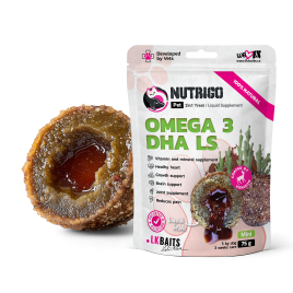 LK Baits Pet Nutrigo Omega-3 Algae Mini Функціональні ласощі для собак дрібних порід  з олією водоростей (Ø 15 мм), 75 г