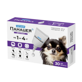 Superium (Суперіум) Панацея Протипаразитарні краплі на холку для собак від 1 до 4 кг, 1 піпетка