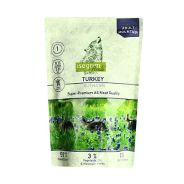 Isegrim Pouch Roots Turkey Monoprotein Вологий корм для собак індичка з козлобородником, соняшниковою олією і травами, 410 г