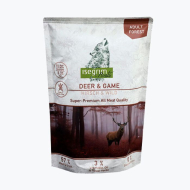 Isegrim Pouch Roots Deer &amp; Game Вологий корм для собак оленина та дичина з коренем петрушки та сафлоровою олією, 410 г
