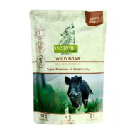 Isegrim Pouch Roots Wild Boar Monoprotein Вологий корм для собак кабан з пастернаком, лляною олією і травами, 410 г