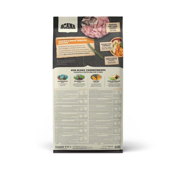 Acana Puppy Large Breed Recipe Сухий корм для цуценят великих порід, 17 кг - 1
