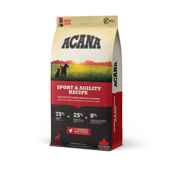 Acana Sport &amp; Agility Recipe Сухий корм для активних собак всіх порід, 17 кг