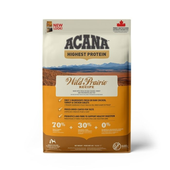 Acana Highest Protein Wild Prairie Recipe Сухий корм для собак всіх порід та всіх стадій життя, 6 кг - 2