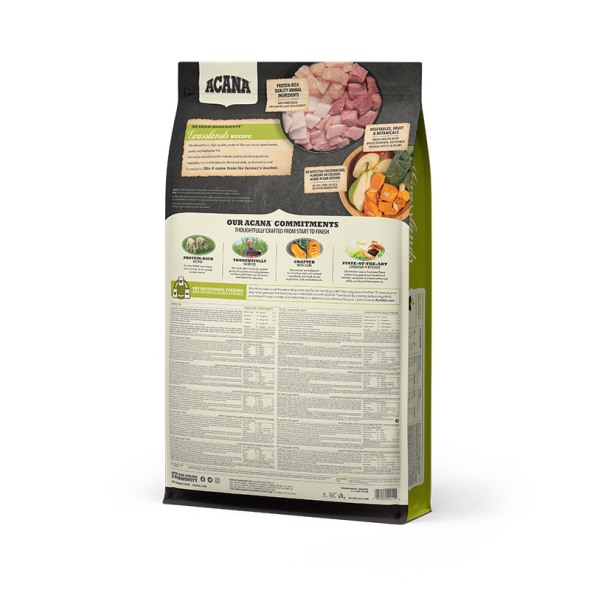 Acana Highest Protein Grasslands Recipe Сухий корм для собак всіх порід та всіх стадій життя, 11,4 кг - 1