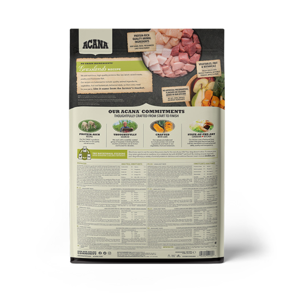 Acana Highest Protein Grasslands Recipe Сухий корм для собак всіх порід та всіх стадій життя, 6 кг - 1