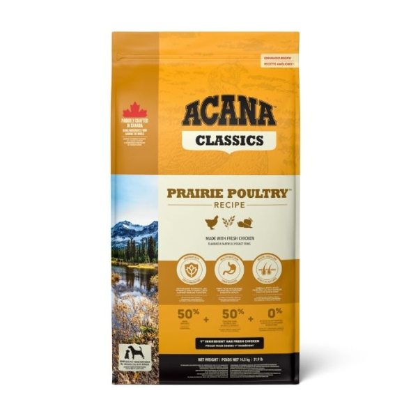 Acana Classics Prairie Poultry Recipe Сухий корм для собак всіх порід та всіх стадій життя, 14,5 кг - 2