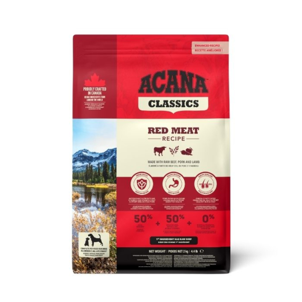 Acana Classics Red Meat Recipe Сухий корм для собак всіх порід та всіх стадій життя, 2 кг - 1