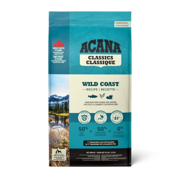 Acana Classics Wild Coast Recipe Сухий корм для собак всіх порід та всіх стадій життя, 14,5 кг - 2