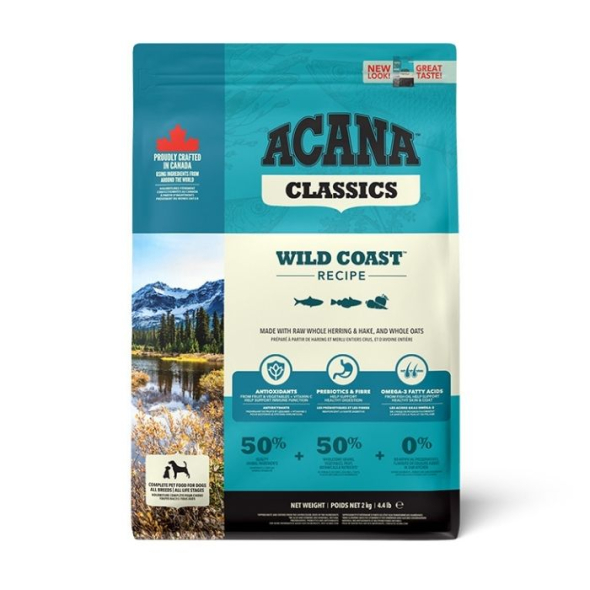 Acana Classics Wild Coast Recipe Сухий корм для собак всіх порід та всіх стадій життя, 2 кг - 2