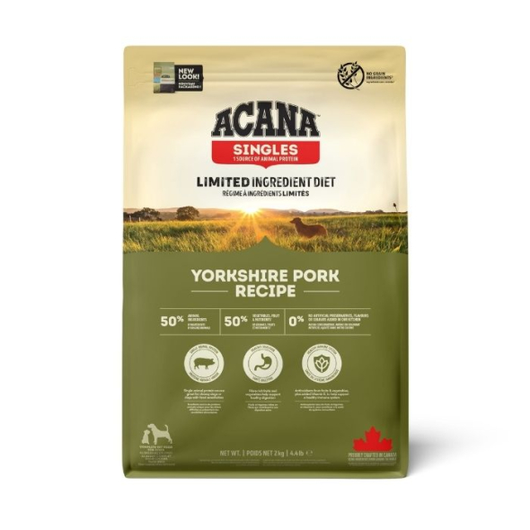 Acana Yorkshire Pork Сухий корм зі свининою для собак усіх порід, 2 кг