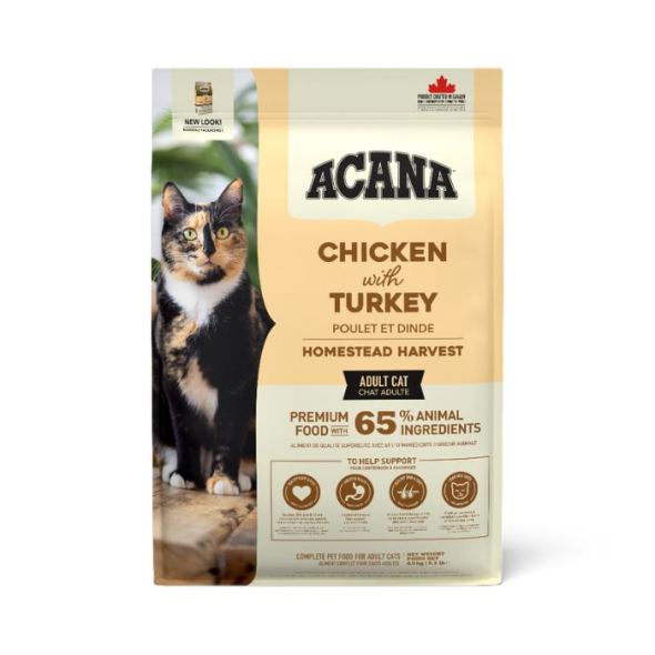 Acana Homestead Harvest Cat Сухий корм для дорослих котів, 4,5 кг - 2