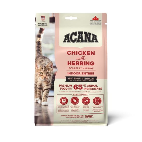 Acana Indoor Entree Cat Сухий корм для дорослих домашніх котів, 340 г - 2