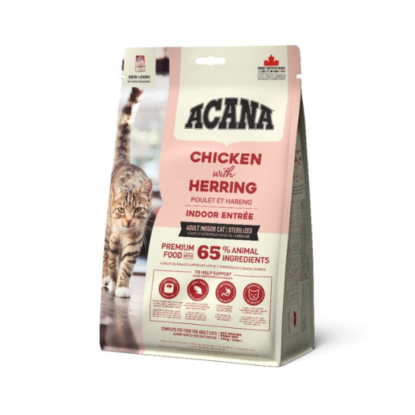 Acana Indoor Entree Cat Сухий корм для дорослих домашніх котів, 340 г