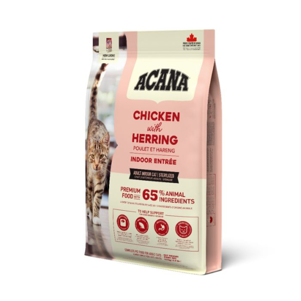 Acana Indoor Entree Cat Сухий корм для дорослих домашніх котів, 4,5 кг