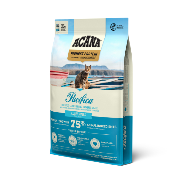 Acana Pacifica Cat Сухий корм для котів всіх порід та всіх стадій життя, 4,5 кг