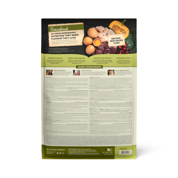 Acana Grasslands Cat Сухий корм для котів всіх порід та всіх стадій життя, 4,5 кг - 1