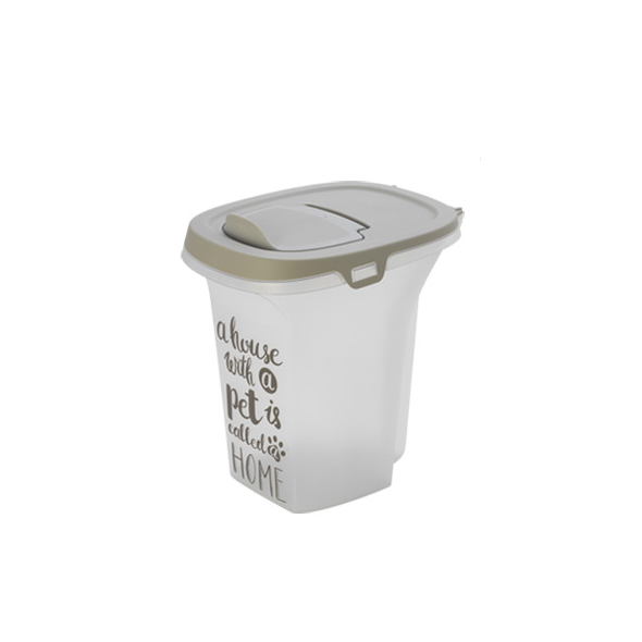 Moderna Trendy Story Pet Wisdom контейнер для корму, біло-сірий, розмір S, 6 л