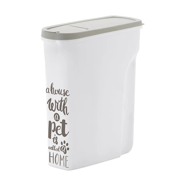 Moderna Trendy Story Pet Wisdom контейнер для корму, біло-сірий, розмір XS, 5 л