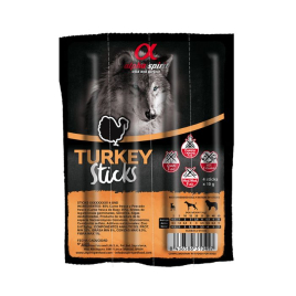 Alpha Spirit Turkey Sticks Палички з індичкою для собак, 4 шт