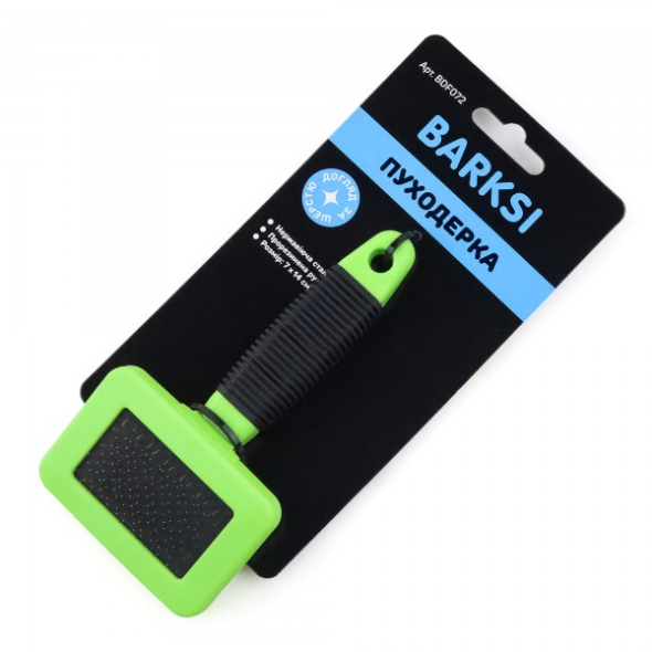 Barksi Щітка з гумовою ручкою, S, 7 х 14 см - 2