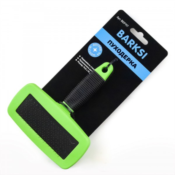 Barksi Щітка з гумовою ручкою, L, 11,5 х 14 см - 2