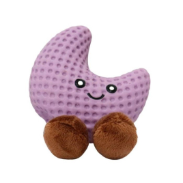 MISOKO Іграшка для собак місяць, латекс, фіолетовий, 9 см