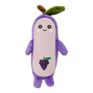 MISOKO Іграшка для собак звірятко-виноград, плюш, фіолетове, 19 см
