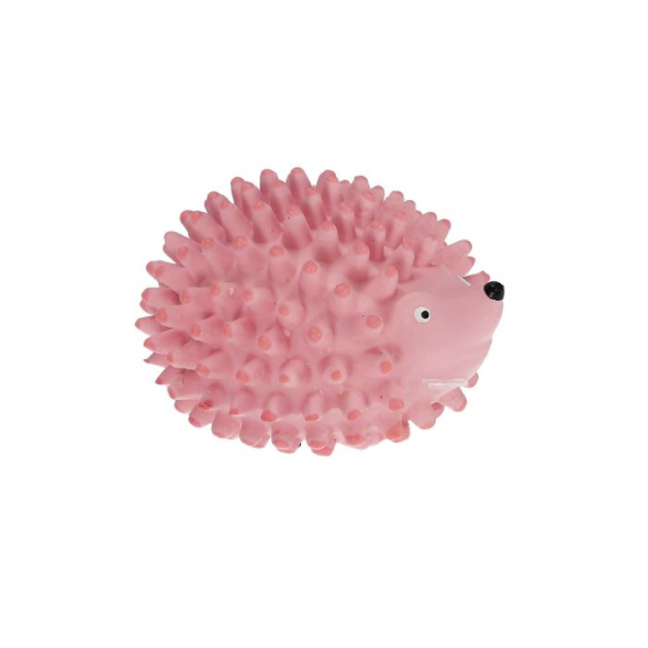 MISOKO Іграшка для собак, їжачок, латекс, рожевий, 6.9 см