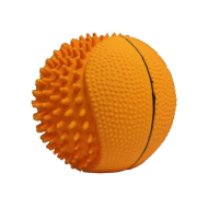 MISOKO Іграшка для собак баскетбольний м'яч, латекс, помаранчевий, 10 см